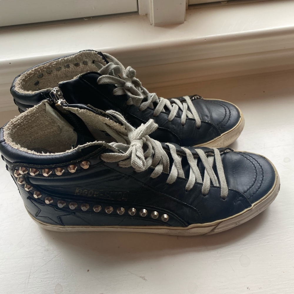 Golden Goode slide, high-too sneakers